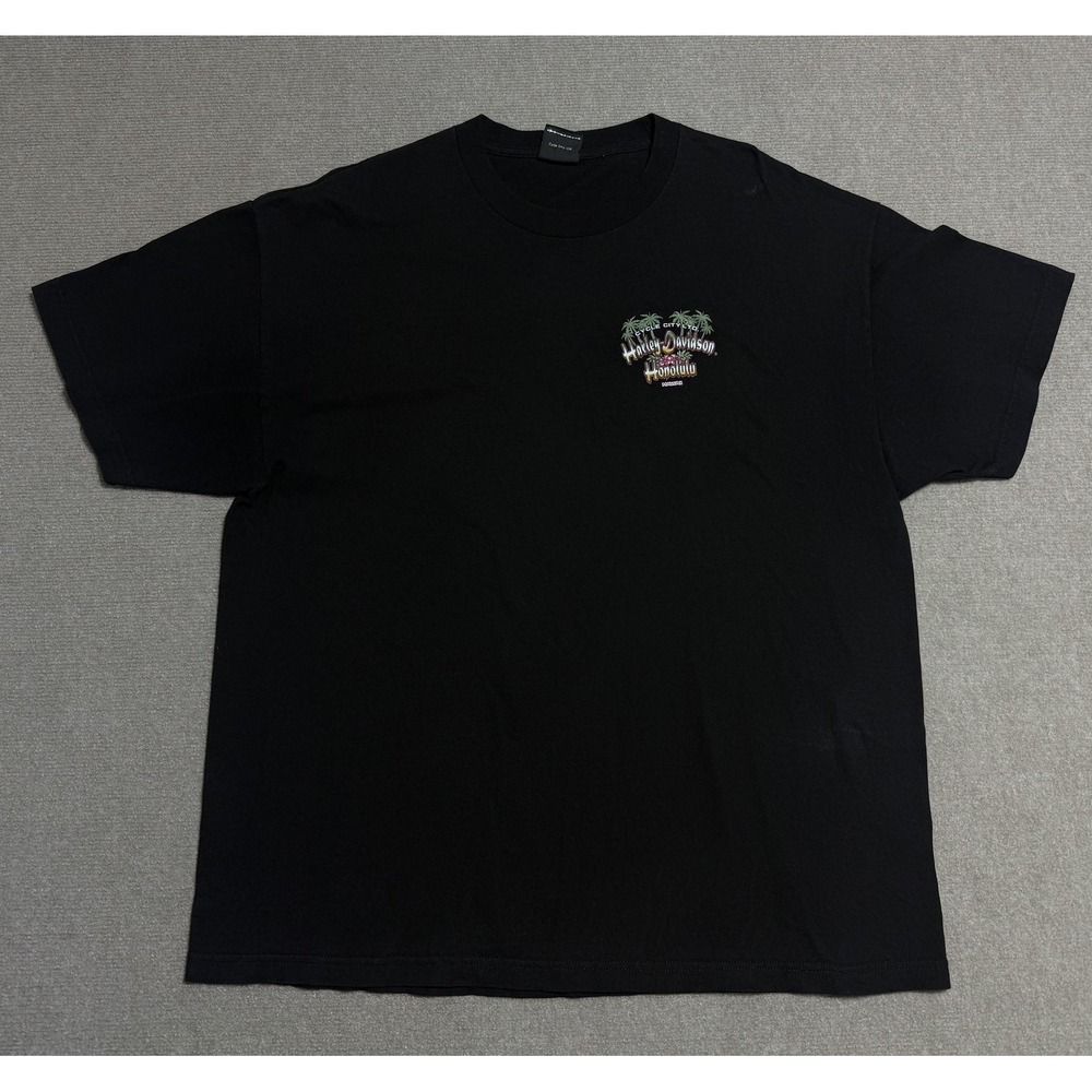 Harley-Davidson Shirt Mens Extra Large Honolulu Hawaii Motorcycle Biker Tee